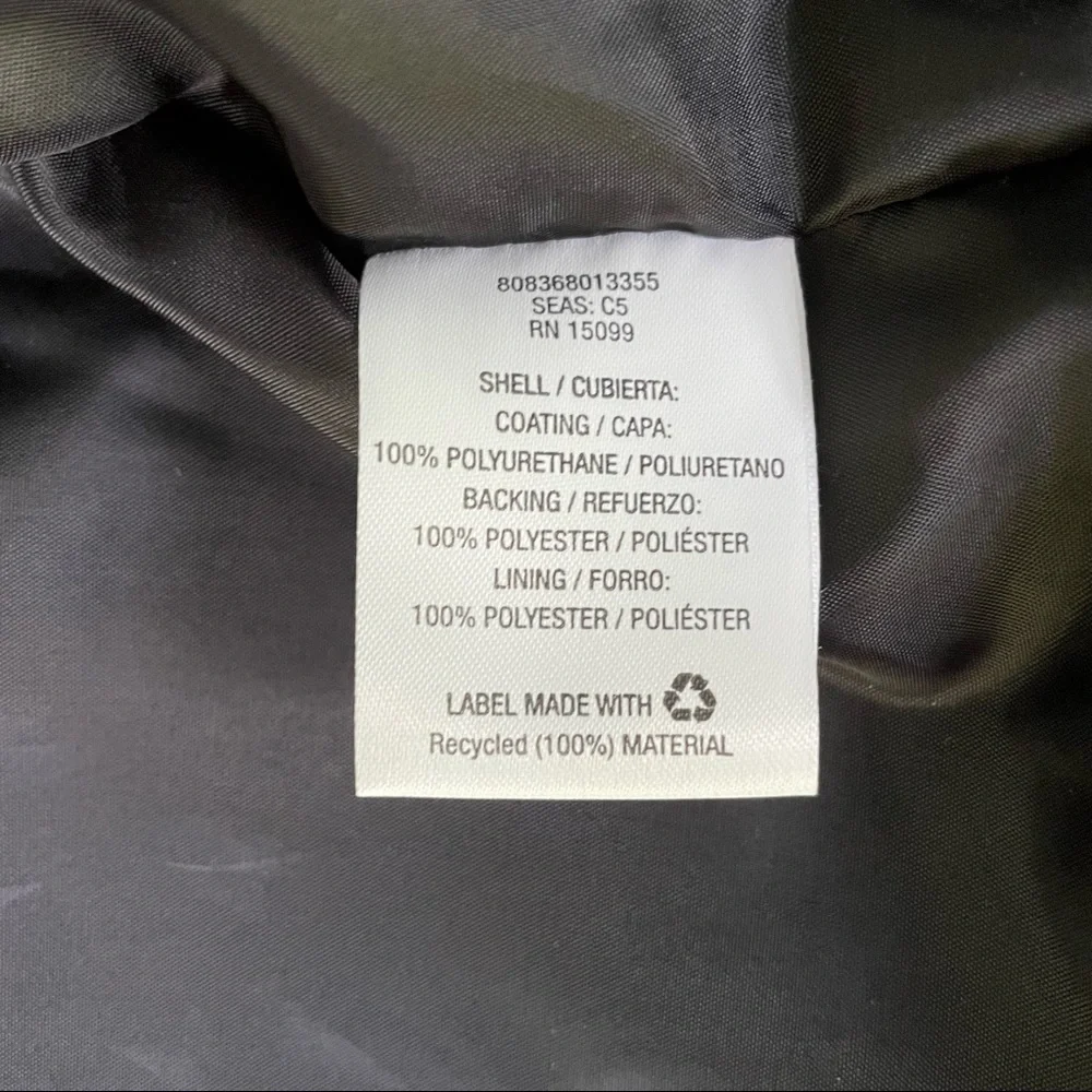 Mens Vegan Faux Leather Jacket (Flaw) - Picture 6 of 9